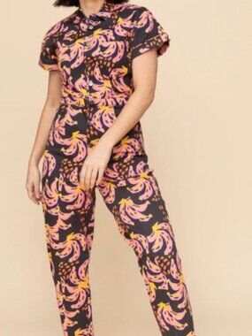 Mixed by Nasrin Pink Nana Jumpsuit Small